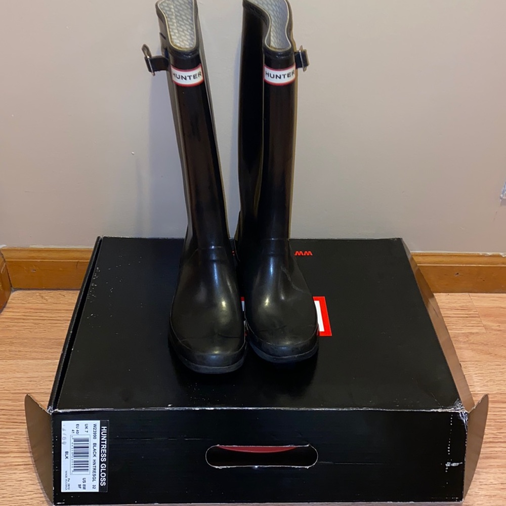WIDE CALF HUNTER RAIN BOOTS